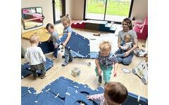 Bouwset educatie inöuqa, Blue Berry, set van 30 stuks