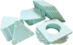 Bouwset educatie inöuqa, Ocean Green, set van 30 stuks
