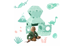 Bouwset educatie inöuqa, Ocean Green, set van 30 stuks