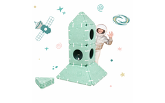 Bouwset educatie inöuqa, Ocean Green, set van 30 stuks