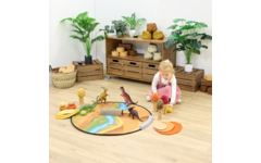 Interactieve kleine wereld safarilandschap