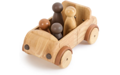 Auto groot, van hout