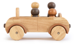 Auto groot, van hout