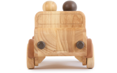Auto groot, van hout