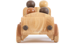 Auto groot, van hout