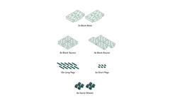 MODU Educatieset klein, Ocean Mint / Forest Green