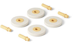 MODU wielenset foam, Sand Grey / Honey Yellow