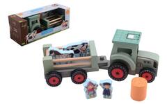 Joueco - Fien & Teun tractor met accessoires