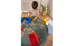 Tuff tray | zeshoek | Groen, 73 cm met frame