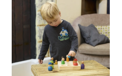 Wereldburgerset, loose parts, hout