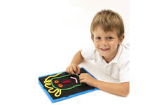 Creatieve borden, set van 4 stuks, inclusief kaarten en draden