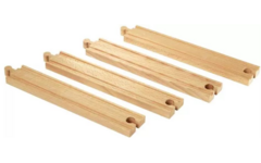 Brio World Lange rails recht (4 stuks)