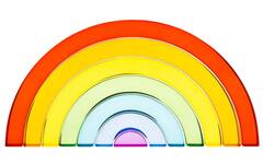 Regenboog van acryl