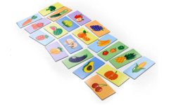 Magnetische fruit- en groentepuzzel