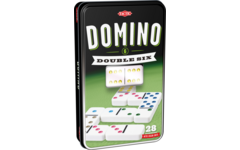 Domino dubbel 6 in blik