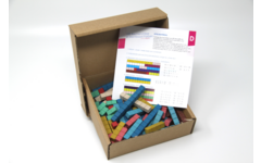 Telstaven in 10 Montessori-kleuren (100 stuks)