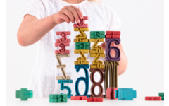 Torengetallen in Montessorikleuren (34 stuks)