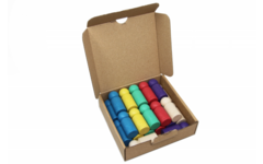 Pionnen jumbo in 6 kleuren, set van 24