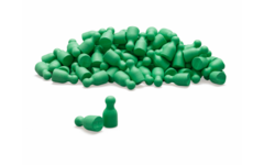 Pionnen groen, set van 100 stuks
