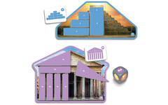 Geometrische vormen in architectuur