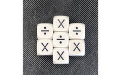 Reken Dobbelsteen Maal/Gedeeld (10 stuks)