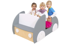 Speelauto voor binnen, grijs