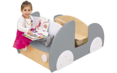 Speelauto voor binnen, grijs