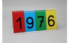 Flipchart, voor 4 cijfers