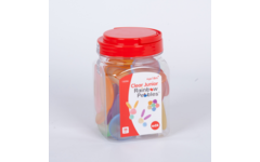 Kiezelstenen Junior in transparante regenboogkleuren