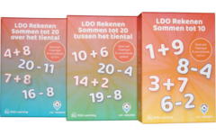 LDO Rekenen - Kaartspel Sommen tot 20 - set van 3