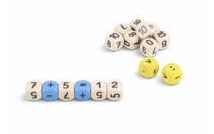 Twin Dice, 16 stuks met voorbeelden, in kartonnen doos