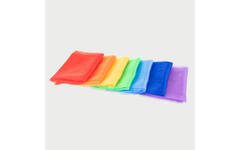 Regenboog organza stof