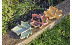 Speelbakken sensorisch, bladvormig, set van 3