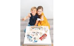 Puzzel in lagen, auto
