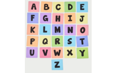 Magnetische hoofdletters