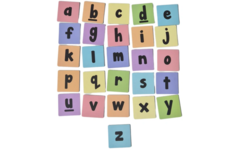 Magnetische kleine letters