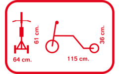 Strijdwagen midi gegalvaniseerd