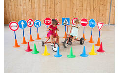 Verkeersborden, set van 12 stuks