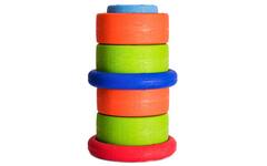 Motorische wielen, set van 10 stuks