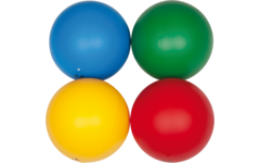 Gymnastiekbal 18 cm rood, 175 gram