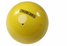 Gymnastiekbal 18 cm geel, 175 gram