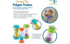 Fidget Tubes, sensory trio