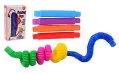 Fidget buizen in doos van 8 stuks, 21 x 3 cm