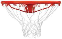 Basketbalring met net