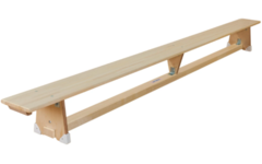 Turn-/gymnastiekbank, 400 cm, GS + DIN, met hangrail