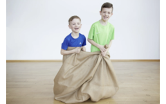 Springzak | Dubbele jute, 120 x 115 cm, naturel