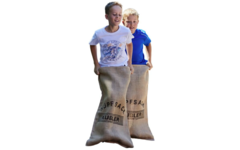 Springzak | Jute springzak, 50 x 80 cm, naturel kleur