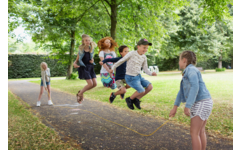 BS | Springtouw extra lang 5 meter, naturel