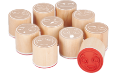 Stempels met 10 emoties