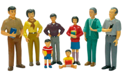 Familie Aziatisch